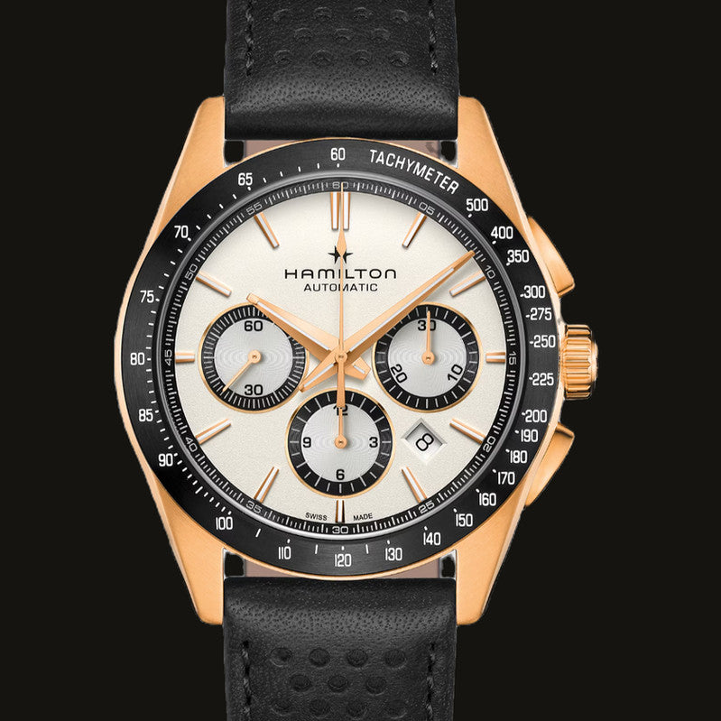 Hamilton Jazzmaster Performer Auto Chrono Schwarz 42mm