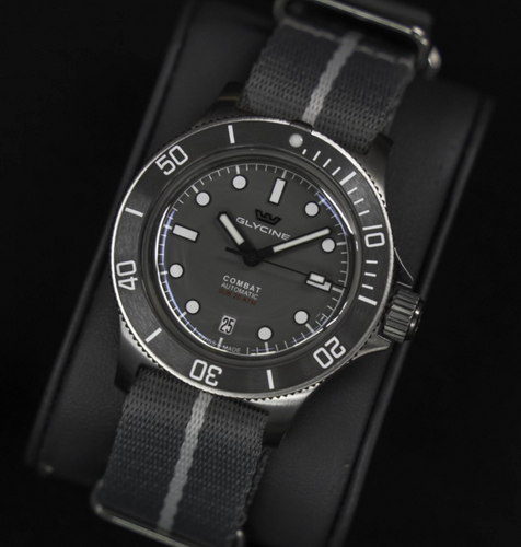 Glycine GL0526 Combat Sub 41 Ceramic — stahl Aurtomatik watch