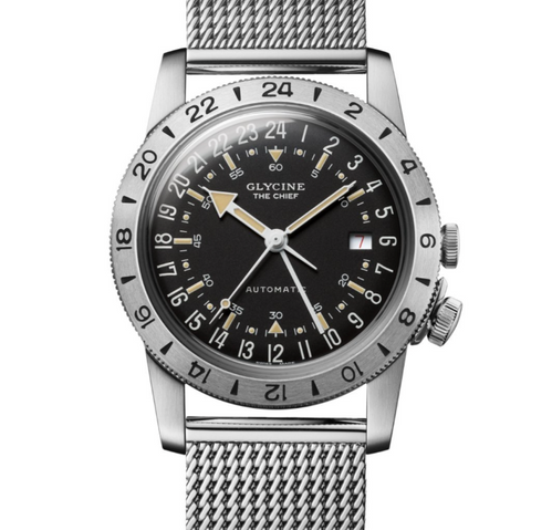 Glycine GL0464 Airman Vintage The Chief GMT 40