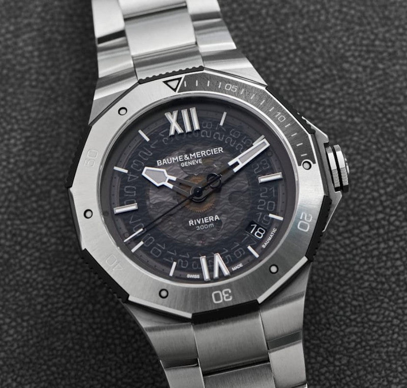 Baume & Mercier Riviera 10717 Baumatic ref. M0A10717 — stahl Automatic watch