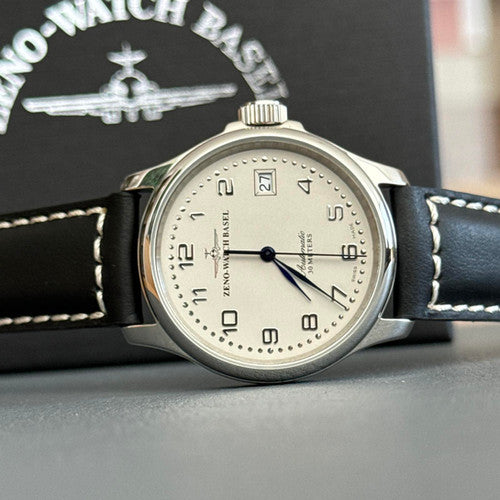 Zeno-Watch Basel Basic Retro Automatic ref. 12836-e2 — stahl Automatic watch
