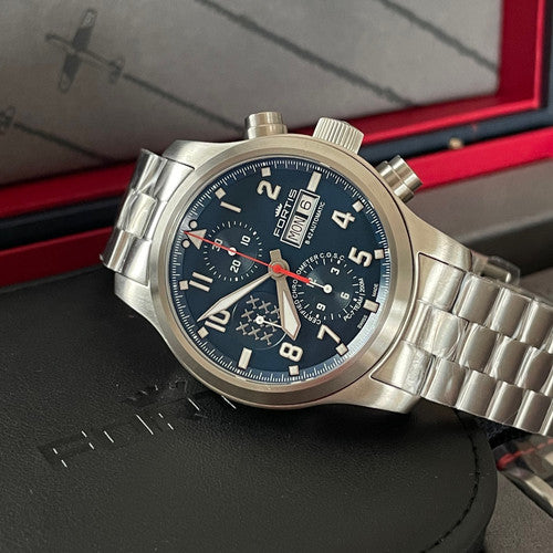 Fortis Aeromaster PC-7 Team Edition COSC ref. F4040004 — stahl Automatic watch
