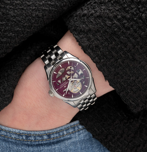 Hamilton Jazzmaster Skeleton Lady Violett