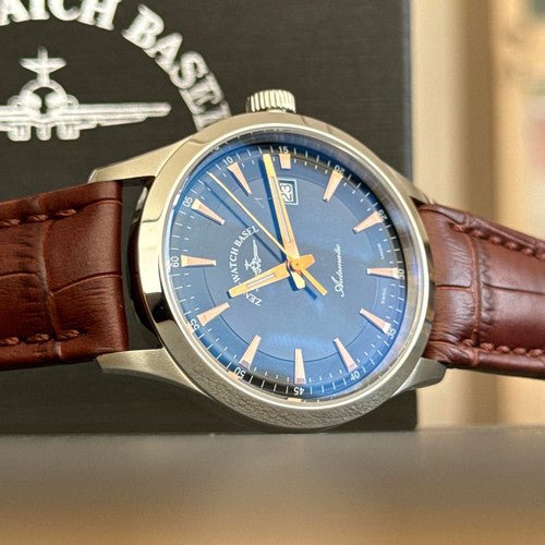 Zeno-Watch Basel Gentleman Automatic 2824 ref. 6662-2824-F1 — stahl Automatic watch