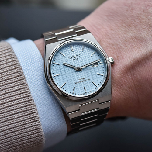Tissot PRX 40 205 Powermatic 80 Hellblau