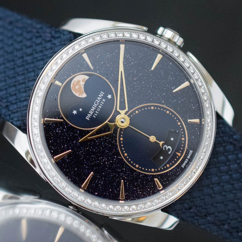 Parmigiani Fleurier Tonda Metropolitaine Automatic Blue Dial 33.1mm