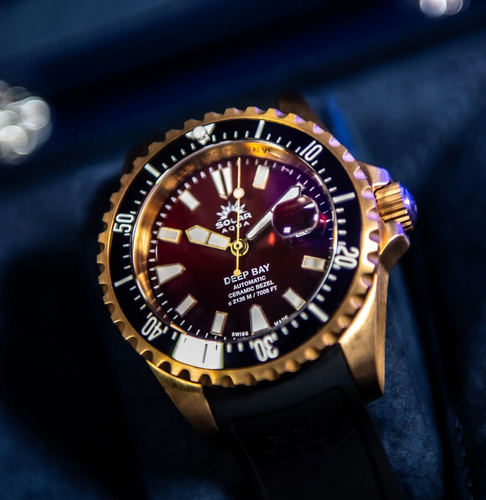 SOLAR AQUA DEEP BAY Bronze Burgundy