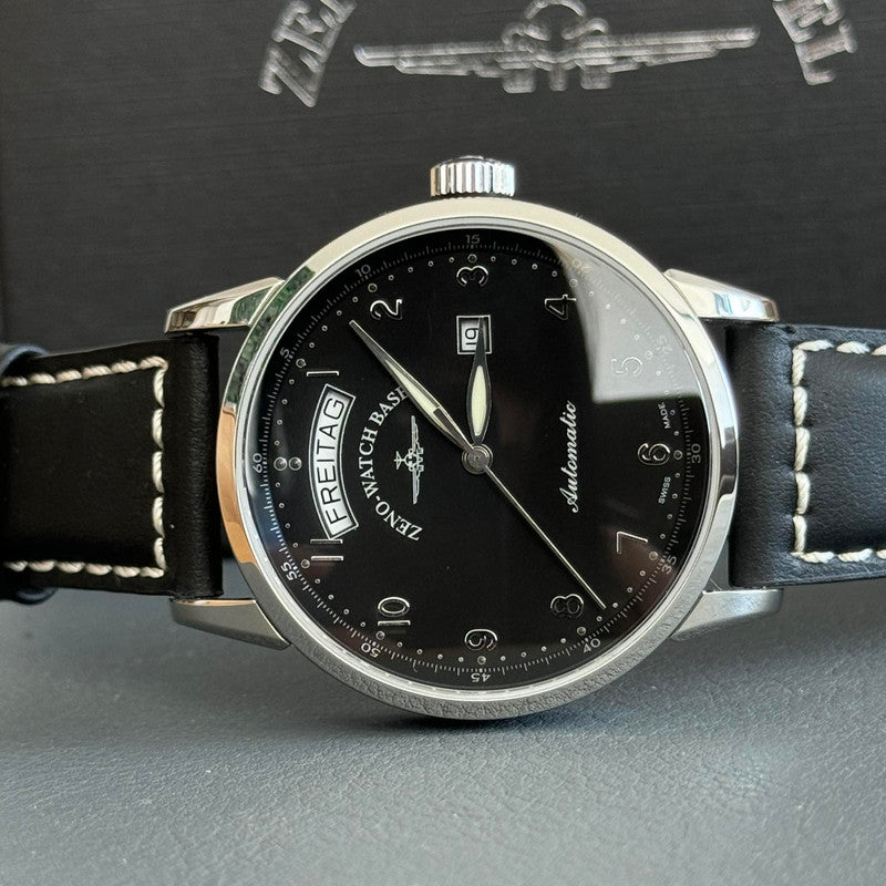 Zeno-Watch Basel Magellano Big Day ref. 6069DD-c1 — stahl Automatic watch
