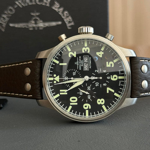 Zeno Watch Giant Pilot Navigator Chronograph