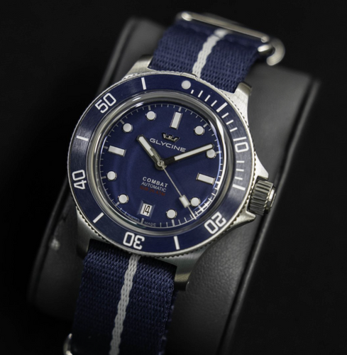 Glycine GL0524 Combat Sub 41 Ceramic — stahl Aurtomatik watch
