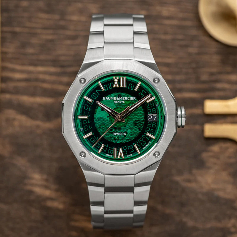 Baume & Mercier Riviera 10770 Baumatic 39mm — stahl Automatic watch