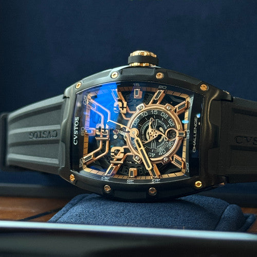 Cvstos Challenge Jetliner PS Black Titanium Black Dial 5N ref. A00103. 4115001 — titaniumium Manual-winding watch