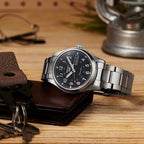 Seiko 5 Sports Automatic Day-Date Silver / Black ref. SRPG27K1 — stahl Automatic watch