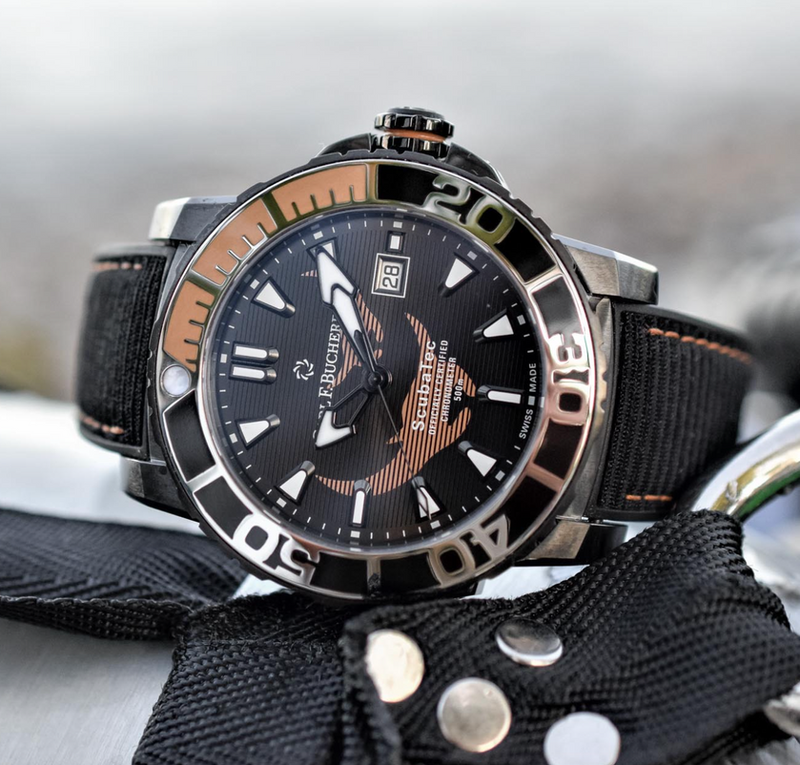 Carl F. Bucherer Patravi Scubatec Black Manta Special Edition ref. 00.10632.28.33.99 — titaniumium Automatic watch