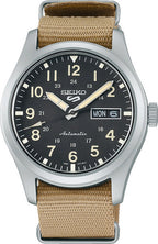Seiko 5 Sports Automatik Day-Date Nato Beige