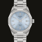 Tissot PRC 100 Solar Quartz 34mm Ice Blue ref. T151.822.11.351.00 — stahl Solar watch