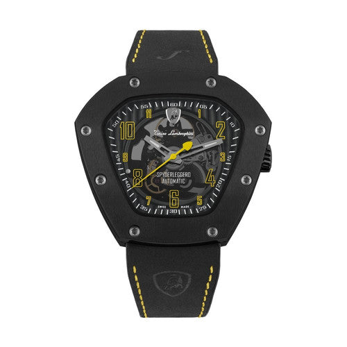 Tonino Lamborghini Spyder Spyderleggero Skeleton Yellow ref. TLF-T06-3 — titaniumium Automatic watch