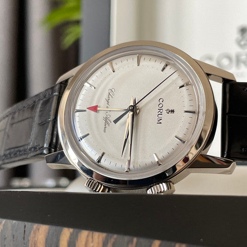 Corum 18K White Gold Vintage Heritage Alarm Chargé d'Affaires Limited Edition ref. V286/01159