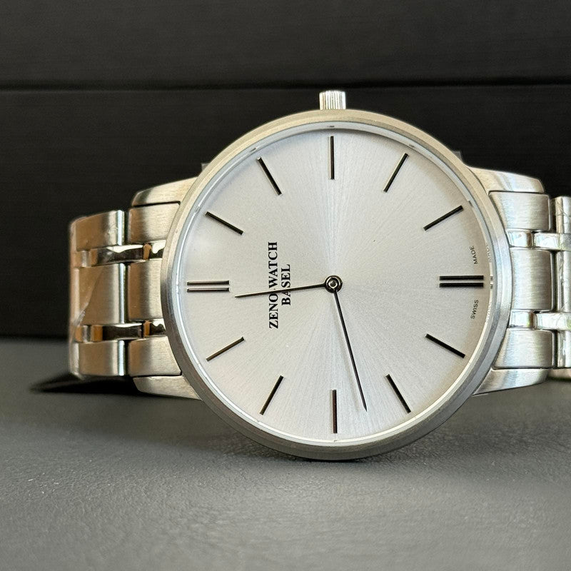 Zeno-Watch Basel Flatline 2 ref. 6600Q-c3M — stahl 40 mm watch