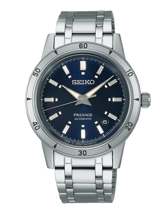 Seiko Presage Style 60's Automatic Blue 39.5mm ref. SRPL07J1 — stahl Automatic watch