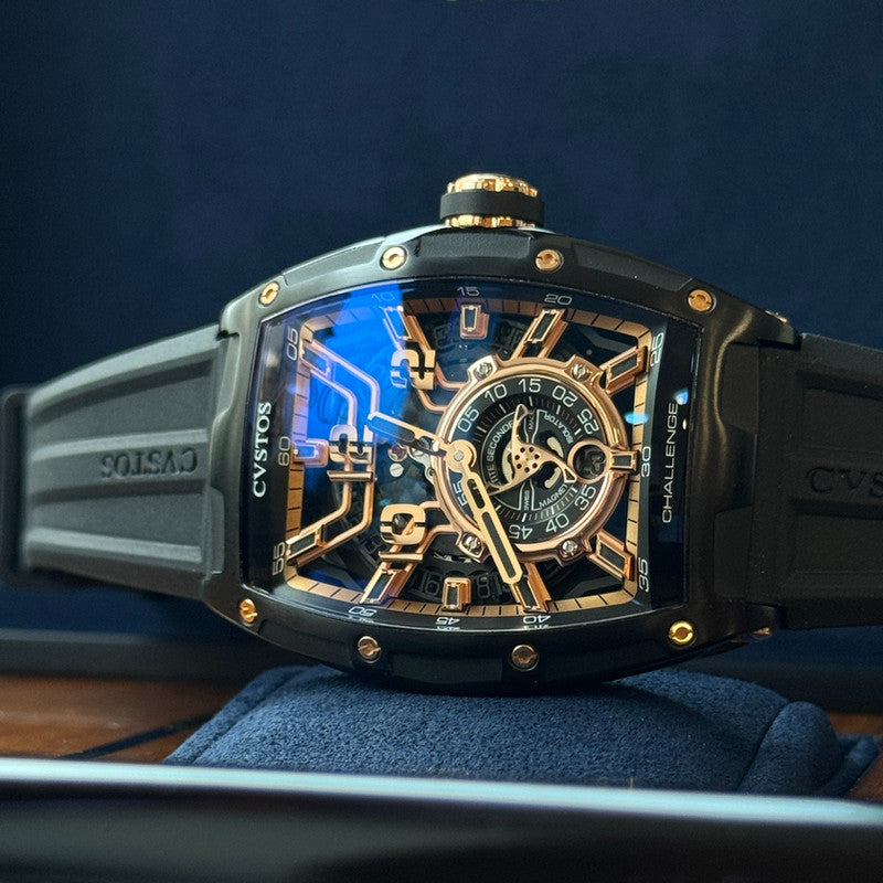 Cvstos Challenge Jetliner PS Black Titanium Black Dial 5N ref. A00103. 4115001 — titaniumium Manual-winding watch