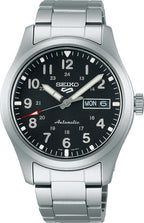 Seiko 5 Sports Automatic Day-Date Silver / Black ref. SRPG27K1 — stahl Automatic watch