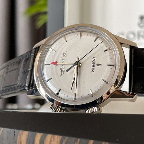 Corum 18K White Gold Vintage Heritage Alarm Chargé d'Affaires Limited Edition ref. V286/01159