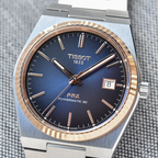 Tissot PRX 40 205 Powermatic 80 Blau / 18 Karat Roségold