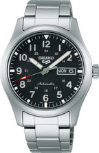 Seiko 5 Sports Automatic Day-Date Silver / Black ref. SRPG27K1 — stahl Automatic watch