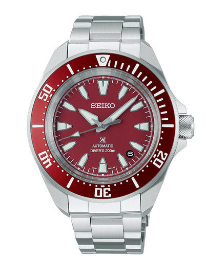Seiko Prospex Automatik Diver´s Slim Samurai Rot