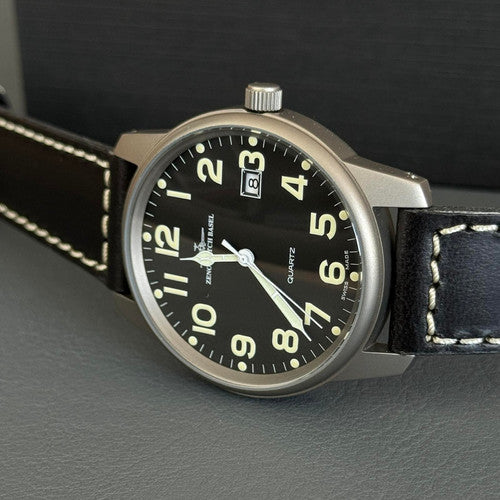 Zeno-Watch Basel Classic Quartz ref. 9554Q-TI — titaniumiumium Quartz watch