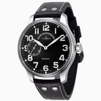Zeno-Watch Basel Giant Winder ref. 10558-9-a1 — stahl Handauzug watch