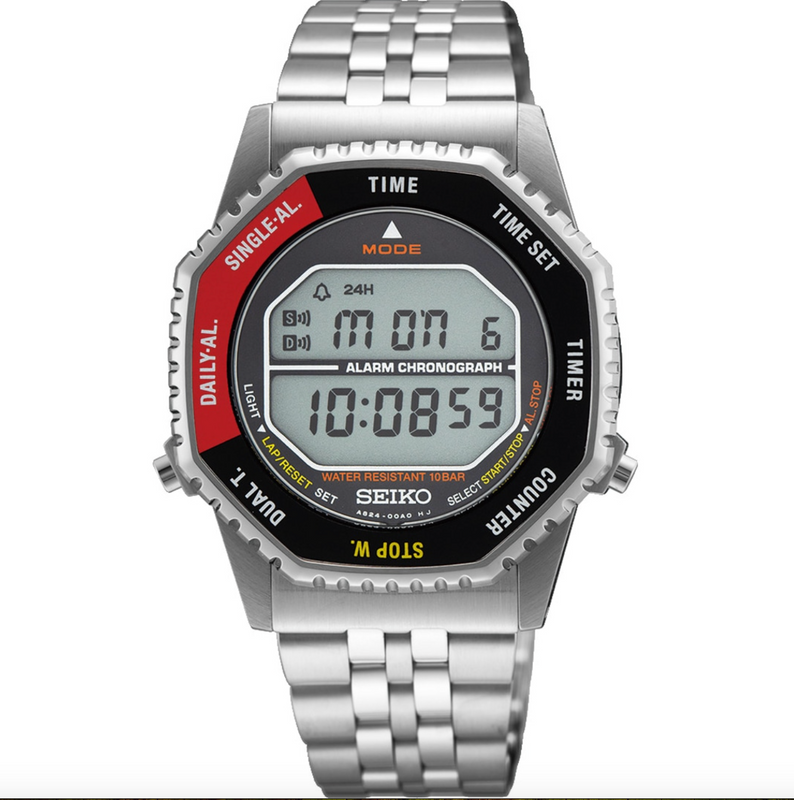 Seiko Conceptual Digital Alarm Chronograph Black & Red ref. SMGG19P1 — stahl Quartz watch