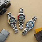 Seiko Conceptual Digital Alarm Chronograph Black & Red