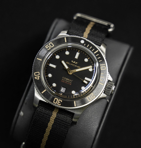 Glycine GL0522 Combat Sub 41 Ceramic — stahl Aurtomatik watch