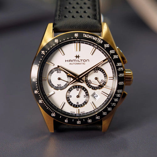 Hamilton Jazzmaster Performer Auto Chrono Schwarz 42mm