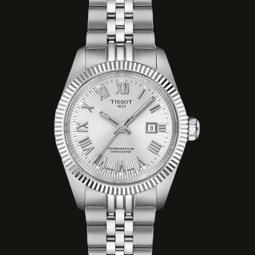 Tissot Ballade Powermatic 48 COSC 30mm Silbrig