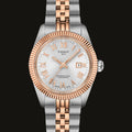 Tissot Ballade Powermatic 48 COSC 30mm Bicolor / Silbrig