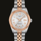 Tissot Ballade Powermatic 48 COSC 30mm Bicolor / Silbrig