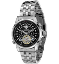 Louis XVI ATHOS Largent Noir Sapphire Mechanical Automatic Watch