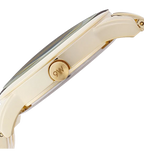 Nine West Womens NW 1578CHGB Champagne Dial Gold-Tone Bracelet Watch